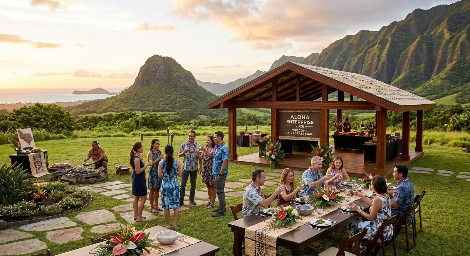 Corporate event organized by Solani Group in Hawaii